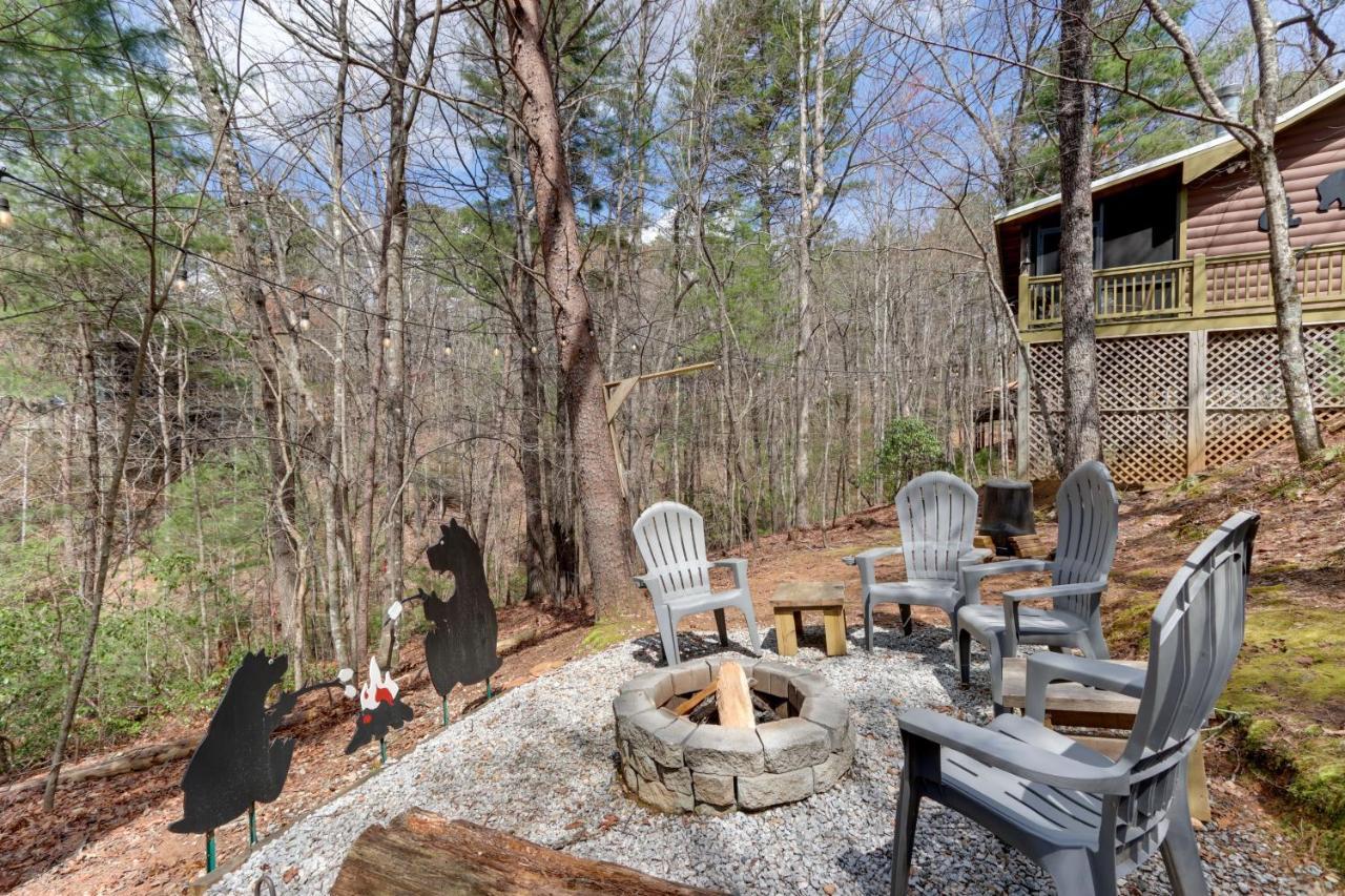 Blue Ridge Cozy Cabin In The Woods With Hot Tub! Exterior foto